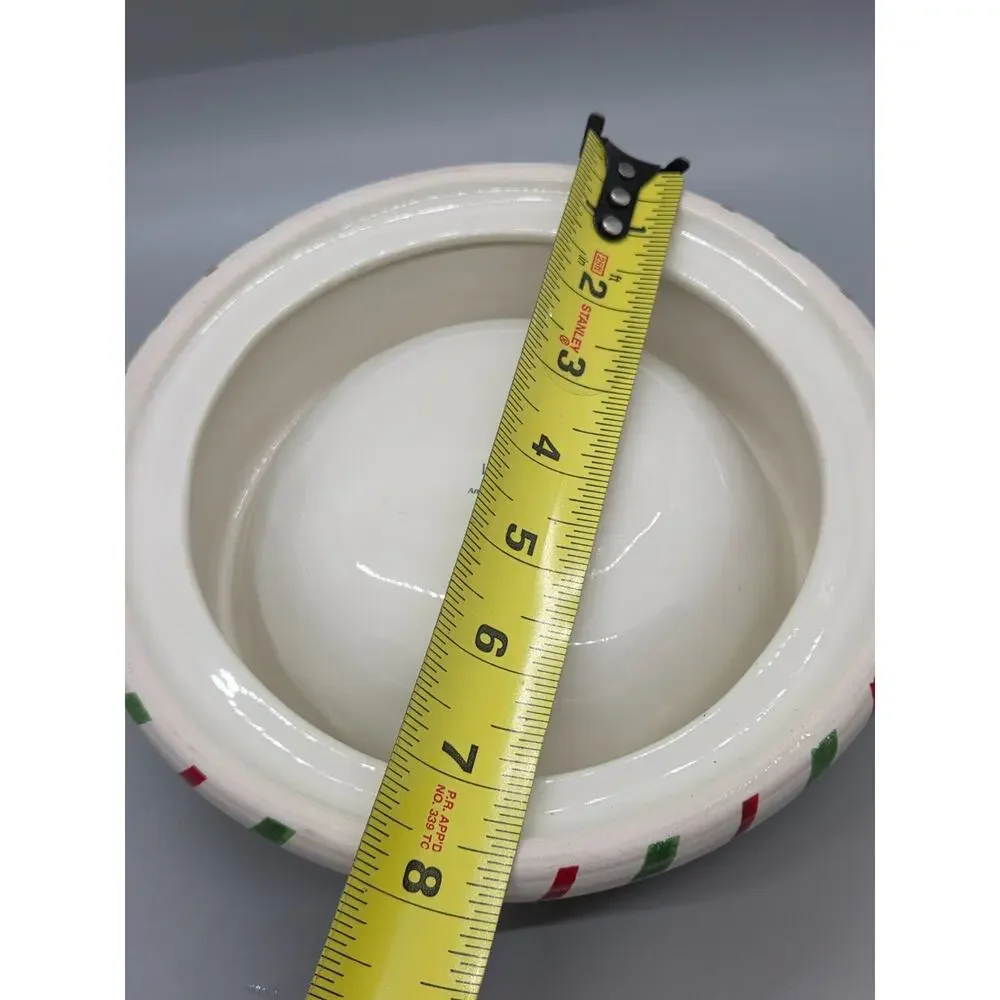 Lenox Christmas Holiday Pet Dog Bowl “Lick The Bowl” 7